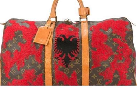 lv albanian flag bag|Louis Vuitton launches the bag with the Albanian flag .